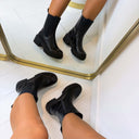 *ACTIE* MUSTHAVE BOOT DE1050 - BLACK/PU