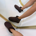 REAL LEATHER UGIE BOOT 2520 - BROWN