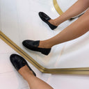 LEATHER LOOK INSTAPPER 68-428 - BLACK