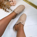 LAYLA SUEDINE INSTAPPER L-51 - KHAKI