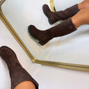 GUESS LOGO LAARS FLFL2YSUE11 - BROWN