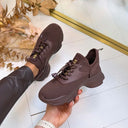 STEVE MADDEN MATCH-E SNEAKER 4643 - CHOCOLATE BRN