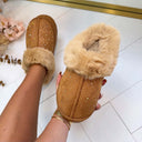 GLITTER PANTOFFEL X28-PL - CAMEL