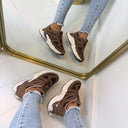 NICKY SNEAKER BS2228/2238 - COFFEE