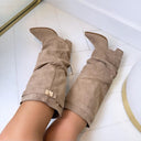 DAISY STIELSTIEFEL MIT ABSATZ DES8528 - BROWN/PU