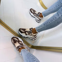 SNEAKERS ÉPAISSES A88-229 - MARRON