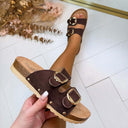 DUBBELE GESP SLIPPER FF-011