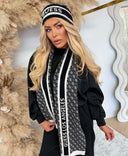 GUESS SEVYN 4G LOGO BEANIE W4BZ21Z3JD2 - FJGC BLACK