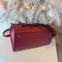 LIU JO MANH SHOPPING BAG AF6086/E1139 - DEEP BORDEAUX