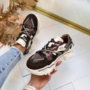 DWRS JUPITER CORDUROY J5554C-101 - DRK BROWN/OFF WHITE