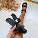 LOCK SANDAAL HY4542 - BLACK