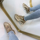 *SALE* STEVE MADDEN SETBACK-R SNEAKER 6045 - GOLD
