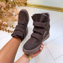 LOLA WEDGE BOOT 8-529 - BROWN