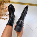 GUESS 4G CHAIN BOOT FLFYAZELE10 - BLACK