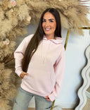 GUESS FABRIZIA HOODIE SWEATER V6BQ17K6354 - A60W PINK