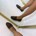 MOCASSINS À NŒUDS 68-421 - MARRON