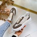 GLAMOUR SNEAKER LX-352 - BROWN