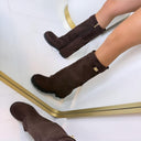 VEGAS SUEDINE STIEFEL DES8076 - KHAKI/SUE