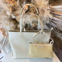 *SALE* VALENTINO BAGS MAIAM SHOPPING BAG VBS9TE01GRA - BEIGE