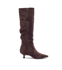 BESTSELLER SUEDINE HAKENSTIEFEL DES8073 - BLACK/SUE