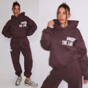 UNIQUE THE LABEL ELYANA JOGGER CACAO