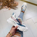 STEVE MADDEN POSSESSION-E SNEAKER 5205 - PASTEL MUL METALLIC