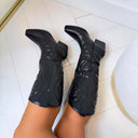 CINDY COWBOY LAARS DMLM9665 - BLACK