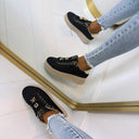*SALE* ROSA EMBLEEM SNEAKER 9213 - NOIR