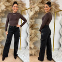 UNIQUE THE LABEL ROBYN LONGSLEEVE CACAO