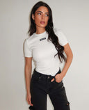 UNIQUE THE LABEL JILL KURZARM-TOP - CREMEWEISS