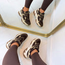 STEVE MADDEN AMPLE SNEAKER 9804 - CHO BRN SD