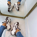 STEVE MADDEN POSSESSION-E SNEAKER 4652 - WHITE SEPIA/LACQ