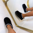 REAL LEATHER PANTOFFEL 2522 - BLACK