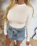 GUESS CHARA LONGSLEEVE TOP V6YP05K4260 - G027 CREME