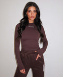 UNIQUE THE LABEL ROBYN LONGSLEEVE CACAO