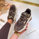 STEVE MADDEN AMPLE SNEAKER 9804 - CHO BRN SD