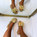 FLOWER SLIPPER 9829 - YELLOW