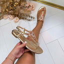 *ACTIE* SHINE SANDAAL HY3131 - CHAMPAGNE