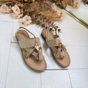 **LAATSTE MAAT 36** FLOSJES SANDAAL 2854 - KHAKI