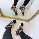 STEVE MADDEN SNEAKER SEDGWICK 5441 - BLACK/SILVER