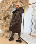 GUESS MARIKA COZY PUFFER JACKET W6BL52W4150 - G1EA BROWN