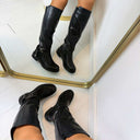 BIBI LEATHER LOOK LAARS DES8078