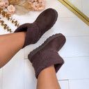 FLUFFY UGIE BOOT 8-510 - BROWN