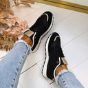 ZIP SNEAKER BO-908 - BLACK