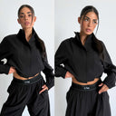 UNIQUE THE LABEL GIGI JACKET DEEP BLACK