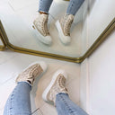 HIGH SNEAKER LS6002 - BEIGE