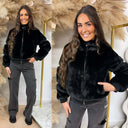 GUESS FAKE FUR JACKET W6RL64WL790