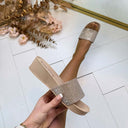 SPARK PLATEAU SLIPPER X19-PL - CHAMPAGNE