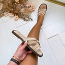 STRAPE SLIPPER 9826 - BEIGE