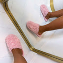 FLUFFY PANTOFFEL 5833-21 - SKIN PINK